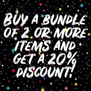 ✨BUNDLE UP!!✨ get 2 or more items for a 20% discount.
